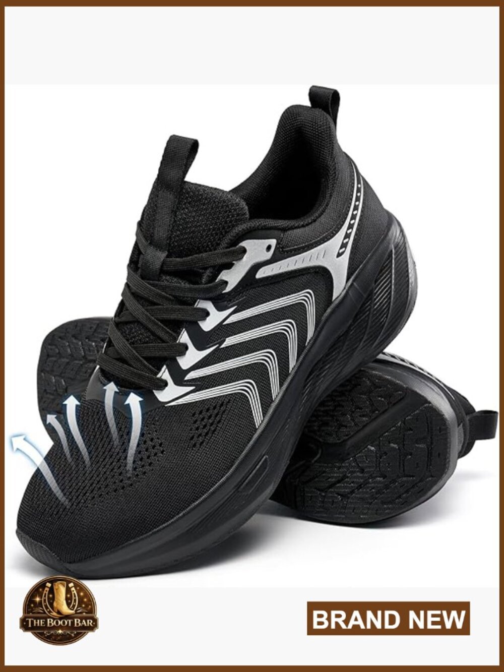 Lightweight Non Slip Walking Sneakers Comfortable Cushioned Tennis Shoes